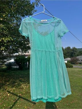 Vintage 2010s Urban Outfitters Mystic Brand Sheer Dress